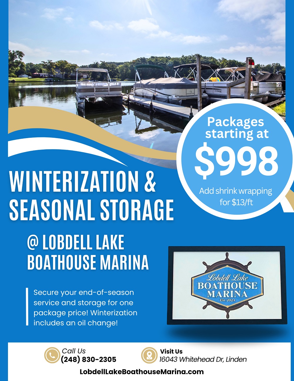 Lobdell Lake Boathouse Marina | Boat Repair | Storage | Winterization